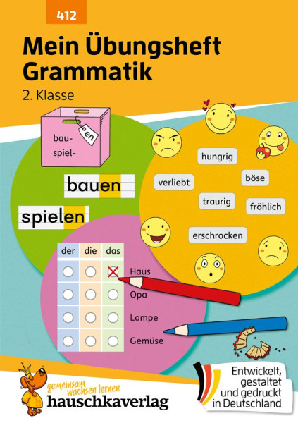 Hauschka Verlag | Mein Übungsheft Grammatik 2. Klasse | Weideneder, Christine