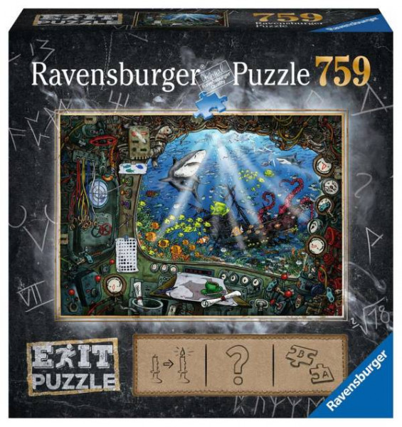 Ravensburger Puzzle | EXIT Im U-Boot | 759 Teile | 199532