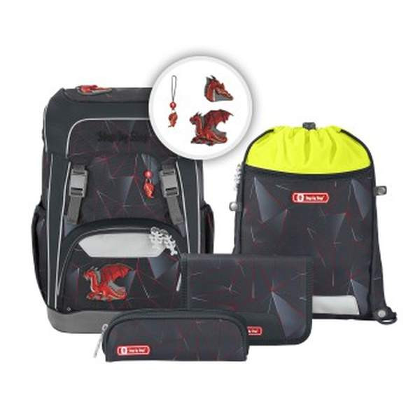 HAMA | GIANT Schulrucksack-Set "Dragon Drako", 5-teilig | 00183707