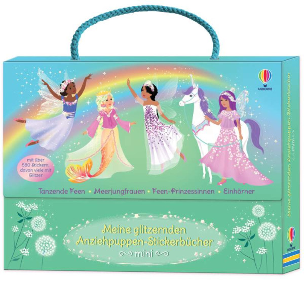 Usborne | Meine glitzernden Anziehpuppen-Stickerbücher mini | Watt, Fiona
