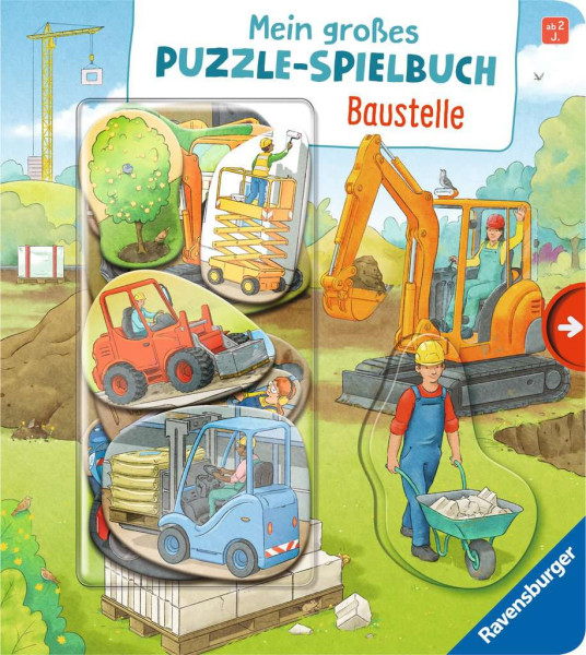 Ravensburger | Mein großes Puzzle-Spielbuch: Baustelle | 41860