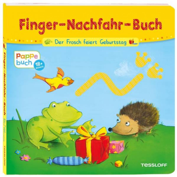 Tessloff | Finger-Nachfahr-Buch. Der Frosch feiert Geburtstag