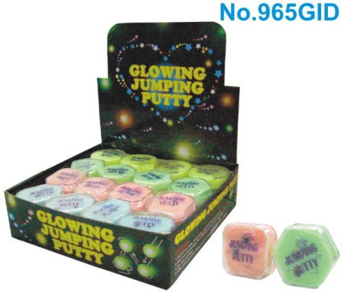 FUN TRADING | Lustige Springknete, glow in the dark | 4152