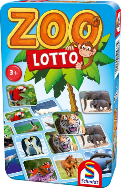 Schmidt-Spiele | Bring-Mich-Mit-Spiel in Metalldose | Zoo Lotto