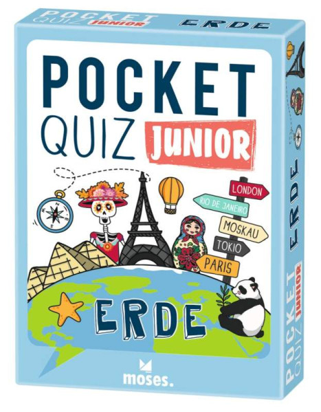 moses Verlag | Pocket Quiz junior Erde | Winzer, Jürgen
