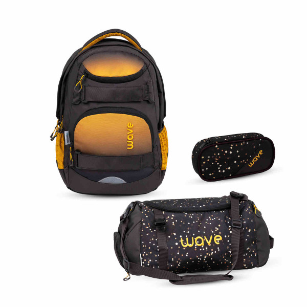 Belmil | Wave Infinity Move Schulrucksack Set 3 tlg. "Gradient Sand
" | 338-92/ASET-2/30