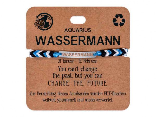 bb-Klostermann | Recycling Armband Wassermann (3)