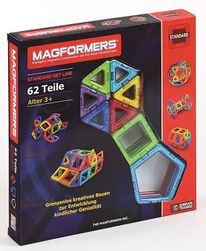 Magformers | Standard Set | 62-teilig | Magnetspiel