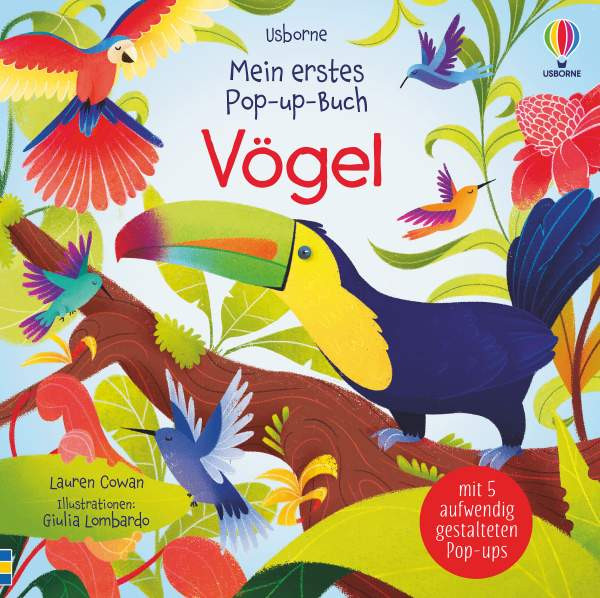 Usborne | Mein erstes Pop-up-Buch: Vögel | Cowan, Laura