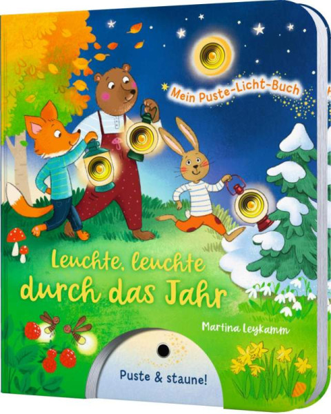 Esslinger in der Thienemann-Esslinger Verlag GmbH | Mein Puste-Licht-Buch: Leuchte, leuchte durch das Jahr | Tress, Sylvia