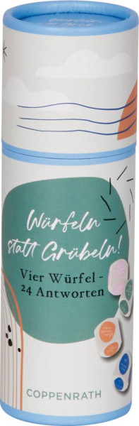 Coppenrath Verlag GmbH & Co.KG | Holzwürfelset - Würfeln statt Grübeln! | 95076