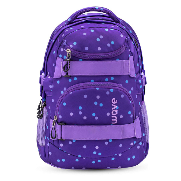 Belmil | Wave Infinity Schulrucksack "Purple Dots" | 338-72/A/18