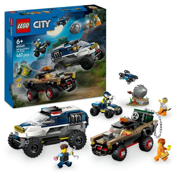 LEGO® City | Verfolgungsjagd im Polizeigeländewagen | seltenes Set | 60449