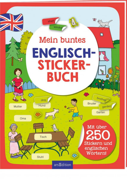 arsEdition | Mein buntes Englisch-Stickerbuch