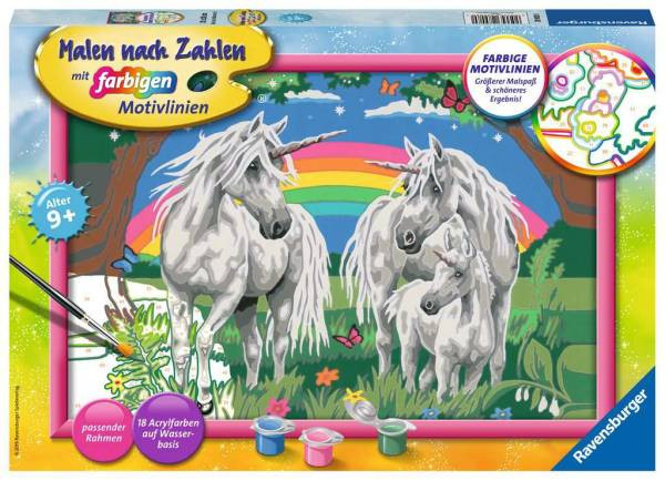 Ravensburger | Malen nach Zahlen | Fabelhafte Einhornwelt