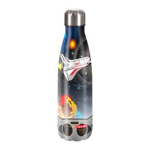 Step by Step | Isolierte Edelstahl-Trinkflasche "Sky Rocket Rico" | 213373