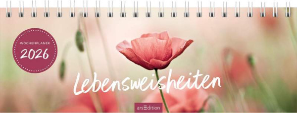 arsEdition | Tischkalender Lebensweisheiten 2026 | 