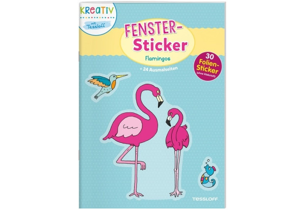 Tessloff | Fenster-Sticker. Flamingos