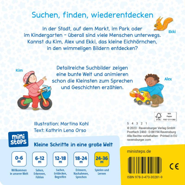 Ravensburger Verlag GmbH | ministeps: Meine Welt ist kunterbunt | Orso, Kathrin Lena