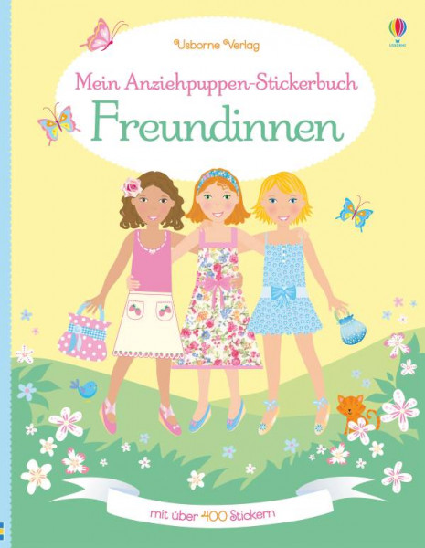 Usborne | Mein Anziehpuppen-Stickerbuch: Freundinnen