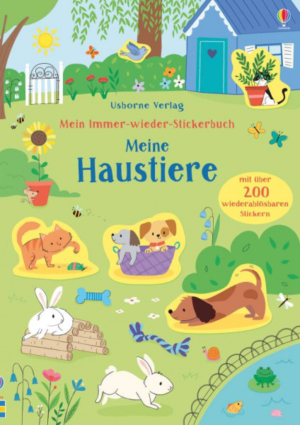 Usborne | Mein Immer-wieder-Stickerbuch: Meine Haustiere