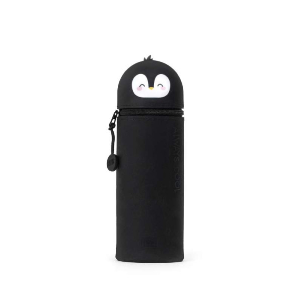 Legami | KAWAII  2-IN-1 SOFT SILICONE PENCIL CASE - PENGUIN | KA0008
