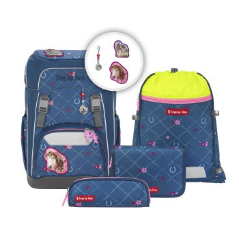HAMA | GIANT Schulrucksack-Set "Horse Lima", 5-teilig | 213215