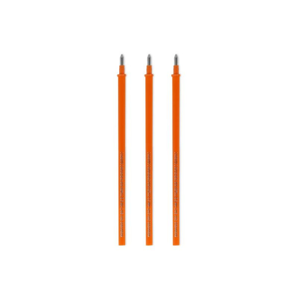 Legami | Nachfüll-Pack Löschbarer Gelstift | ORANGE | 3er Pack | REFEP0011