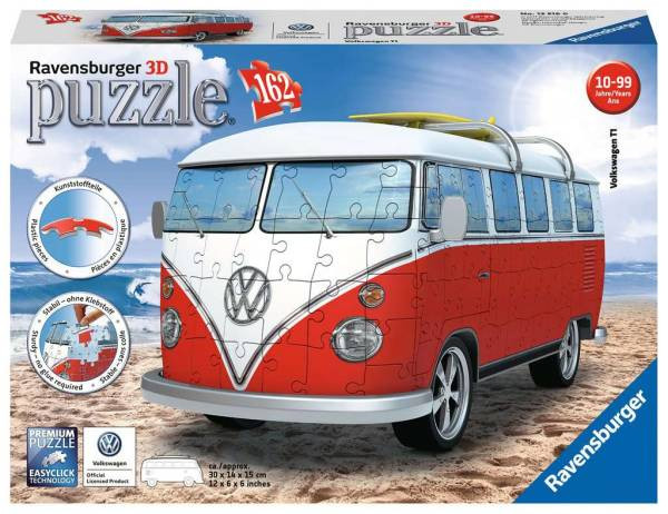 Ravensburger 3D Puzzle | Volkswagen T1 - Surfer Edition
