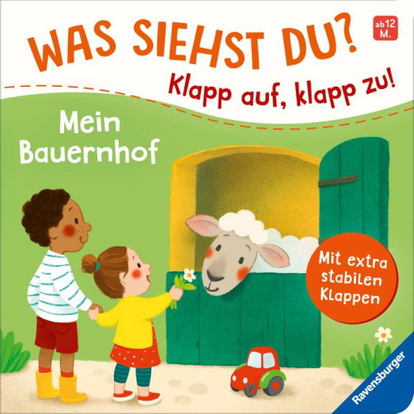 Ravensburger Verlag GmbH | Was siehst du? Klapp auf, klapp zu! Mein Bauernhof | Grimm, Sandra