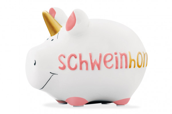 KCG | Sparschwein | SCHWEINHORN | Größe: 12,5cm