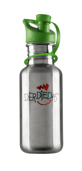 DerDieDas | Edelstahltrinkflasche grün | 8045401