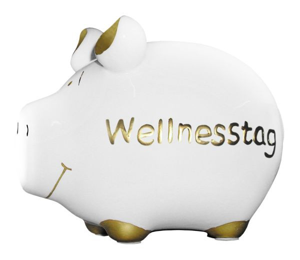 KCG | Sparschwein | Wellnesstag | Größe: 12,5 cm
