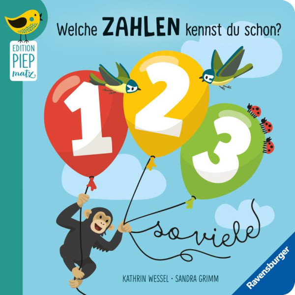 Ravensburger Verlag GmbH | Welche Zahlen kennst du schon? 1, 2, 3 – so viele | Grimm, Sandra