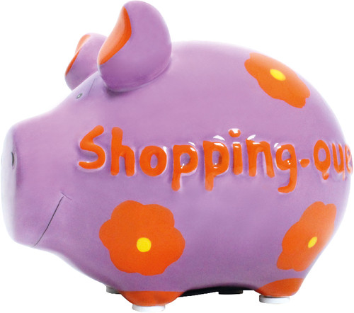 KCG | Sparschwein-Shopping Queen farbe varii | 100855