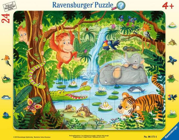 Ravensburger Puzzle | Dschungelbewohner | 24 Teile | 061716