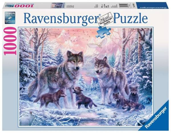 Ravensburger Puzzle | Arktische Wölfe | 1000 Teile