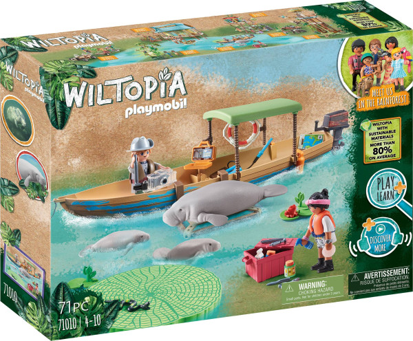 Playmobil | Wiltopia - Bootsausflug zu den Seekühen | 71010