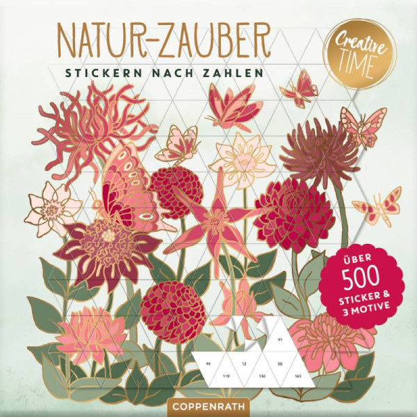 Coppenrath Verlag GmbH & Co.KG | Stickern nach Zahlen: Natur-Zauber - Creative Time | 95174