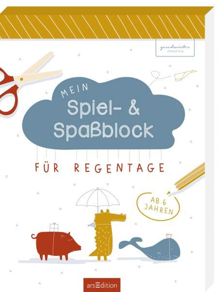arsEdition GmbH | Mein Spiel- & Spaßblock für Regentage | 