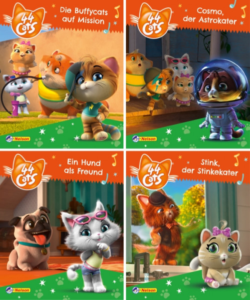 Carlsen Verlag | 44 Cats 1-4 Minibücher | 511356
