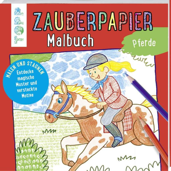 Frech | Zauberpapier Malbuch Pferde | Pautner, Norbert