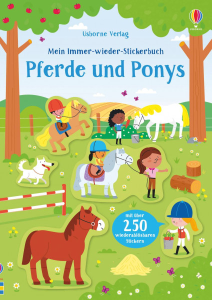 Usborne | Mein Immer-wieder-Stickerbuch: Pferde und Ponys