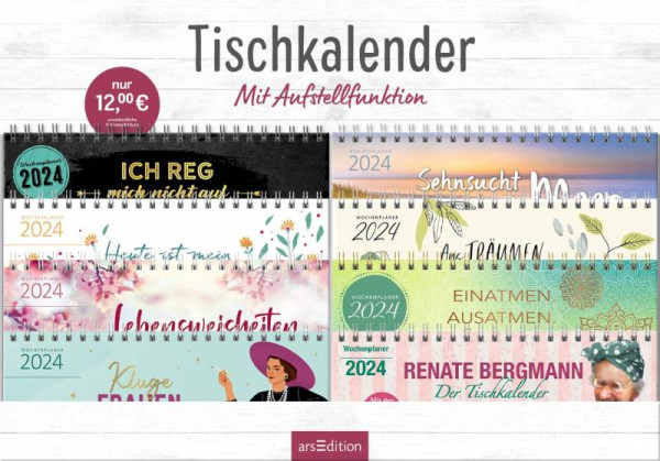 arsEdition | Display Tischkalender 2024 | 