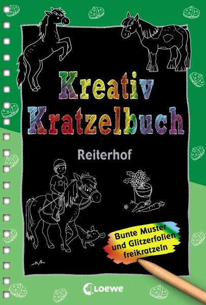Loewe | Kreativ-Kratzelbuch: Reiterhof