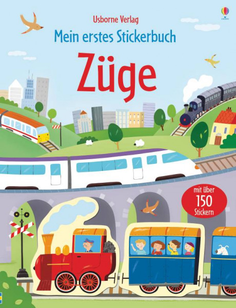 Usborne | Mein erstes Stickerbuch: Züge