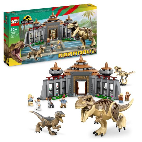 LEGO® | Jurassic World™  Angriff des T. rex und des Raptors aufs Besucherzentrum | 76961