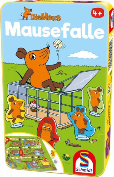 Schmidt-Spiele | Bring-Mich-Mit-Spiel in Metalldose | Die Maus, Mausefalle