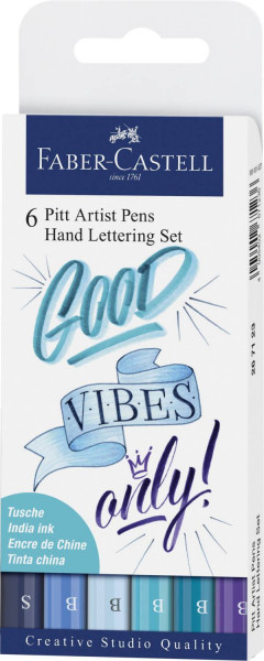 Faber Castell | Tuschestift Pitt Artist Pen Lettering Blautöne