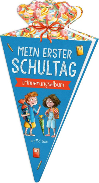 arsEdition | Mein erster Schultag – Erinnerungsalbum in Schultüten-Form | Welk, Sarah